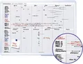 Franken JK710 JetKalender 710 24 Positionen 12 Monate 90 x 60 cm