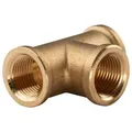 Messing Gewinde-Fitting T-Stück 3/8"IG - 3/8''IG - 3/8''IG (DN 10) - schwere Ausführung