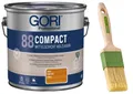 GORI 88 Holzschutzlasur außen Gel (2,50 Liter) - Kiefer + Premium Pinsel