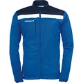 uhlsport Herren Sportjacke Offense 23 Poly Jacke, azurblau/Marine/Weiß, XL, 100519803
