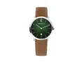 Herbelin City Quartz Uhr, Edelstahl 316L , Grün, 39 mm, 19515AP16GD