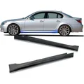 Seitenschweller Side Skirts schwarz lackierbar passend für BMW 3er E90 Bj.