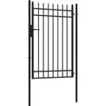 Outsunny Gartentor Verzinkter Stahl Schwarz 107L x 0,12B x 204H cm