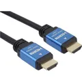 PremiumCord KPHDM2A5 HDMI cable HDMI Type A (Standard) Black, Blue (5 m) (KPHDM2A5)