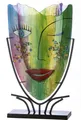 Dekovase CASABLANCA BY GILDE "Amour", grün, B:29cm H:49cm T:10cm