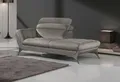 Egoitaliano Recamiere Sueli, extravagantes Design und erstklassiger Sitzkomfort, Solitärmöbel, hochwertiger Lederbezug, inklusive Kopfteilverstellung