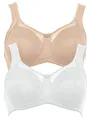 Anita 2er Sparpack Komfort BH Clara 5459 Gr. 80G in 1xhaut 1xweiß