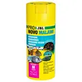 JBL PRONOVO MALAWI GRANO, Hauptfutter für alle Buntbarsche von 8-20 cm, Klickdosierer, Fischfutter-Granulat, Größe M, 250 ml