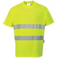 Bequemer Baumwoll-t-shirt Gelb 2xl