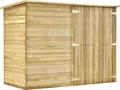 vidaXL Fahrradgarage 232x110x170 cm Kiefernholz Imprägniert