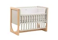 Geuther Beistellbett HATO Beistellbett 4-in-1 mitwachsend Babybett Holz Natur, 4-in-1