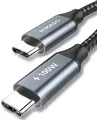 Nimaso USB C auf USB C Kabel 2M, USB Typ C 100W 20V/5A PD Schnellladekabel mit E-Mark Chip Ladekabel Datenkabel für iPad mini6/Pro 2021/2020 Macbook Pro,Samsung Galaxy S21/S21 Ultra/S20+/MacBook Air