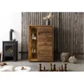 Highboard Akazie 100x40x150 natur lackiert BARK #106