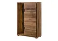 Highboard Akazie 100x40x150 natur lackiert BARK #106