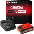 EINHELL PLUS Power-X-Change Starter-Kit, 18Volt 4Ah, Set, (PLUS Akku + - Schwarz