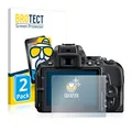 BROTECT Entspiegelungs-Schutzfolie für Nikon D5600 (2 Stück) Matte Displayschutz-Folie, Anti-Reflex, Anti-Fingerprint