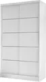 MIRJAN24 Schiebetürenschrank Diego IV, Kleiderschrank, Stilvoll Schlafzimmer Garderobenschrank (Farbe: Weiß)