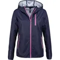 LPO Softshelljacke MECATINA PEAK II WOMEN mit abnehmbarer Kapuze blau 44 (L)