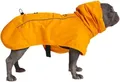 Spark Paws Hunderegenmantel, wasserdichte Winddichte Regenjacke, für kleine, mittlere, große und extra große Hunde, reflektierend, atmungsaktiv, mit vollständigem Körperschutz - Mustard Yellow - L