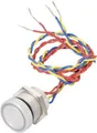 APEM PBARAAFB000K0B PBARAAFB000K0B Piezotaster 24V DC/AC 0.2A 1 x Aus/(Ein) tastend Blau IP69K 1St.