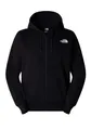 THE NORTH FACE NF0A89FDJK3 M Simple Dome Full Zip Hoodie Sweatshirt Herren TNF Black Größe XL