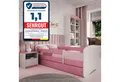 Raumhirsch Furniture Kinderbett Babydream 180x80 cm 160x80 cm 140x70 cm - Komplettset mit Schublade (Bett für Jungs & Mädchen, Einzelbett 2–12 J., mit Rausfallschutz und Lattenrost), Verschiedene Farben