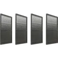MCW 4er-Set Aluminium Schiebetür Für Pergola L46 Anthrazit