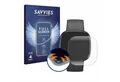 Savvies Displayschutzfolie Fullscreen Schutzfolie für Fitbit Sense 2, 4 Stück, 4 Stück, Displayschutz Folie Fullcover Klar Transparent