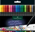 Faber Castell Box 20 Grip Fineliner 0.4mm Zeichnung Faserstifte 151620