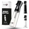 MARAPON® Sprühflasche 300ml mit Zerstäuberfunktion [Transparent] | Spray Bottle für Firseure und den Haushalt | Sprühflasche für Pflanzen | 3-4 Sekunden anhaltender Sprühvorgang | Ölsprüher