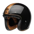 Helm Jet Cafe Racer BELL CUSTOM 500 22.06 Rallye Schwarz Bronze Poliert