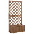 Outsunny Hochbeet, BxHxL: 31,5 x 149,5 x 72,5 cm, TannenHolz - beige