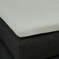 Formesse Bella Donna Topper Spannbetttuch La Piccola 100x200 cm | zement - grau