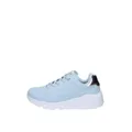 Skechers Kinder Sneaker UNO Lite Metallic Mode für Mädchen in Blau mit Gummischnürung. blau Gr. 32