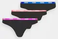 Damenhöschen Puma String 3p Pink-Orchidee-Blau Mix