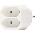 Kopp TRAVEL-STAR 2-fach Adapter EURO-KOPP (CEE 7/16, 2 x) (174102001)