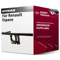 Für Renault Espace V Typ JR (Auto Hak) Anhängerkupplung horizontal abnehmbar neu