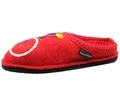 HAFLINGER Damen Hausschuh Pantoffel AR Bicycle 313060-3, Größe:39 EU, Farbe:Rot