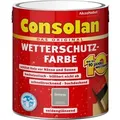 Consolan Wetterschutzfarbe Steingrau Seidenglänzend 2,5,
