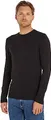 Tommy Jeans Herren Tjm Original Rib Longsleeve Tee Dm0dm04409 Langarm Strickoberteile, Schwarz (Tommy Black), L EU