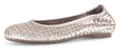 Gabor Ballerina, Schlupfschuh, Frühlingsschuh, Businessschuh mit tollem Flechtmuster