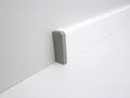 B.S. Bauprogramm Endstück für Sockelleiste 18 x 50 mm silber links