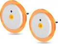 Northpoint LED Nachtlicht Bernsteinweißes Licht mit Bewegungs- oder Dämmerungssensor