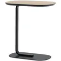 Muuto Relate Beistelltisch, 60,5 cm, eiche laminat / schwarz