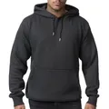 Smith & Solo Herren Kapuzenpullover – Sweatshirt Pullover Rundhals – Langarm – Slim – Fit – Training – Hoodie – Pulli – Hochwertige Baumwollmischung Männer Jungen (S, Anthrazit)