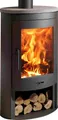Panadero Kaminofen Kaminofen Oval 1 Stone Ecodesign, 8,7 kW, Zeitbrand