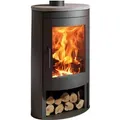 Panadero Oval 1 Kaminofen Stahl Schwarz 8,7 kW