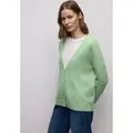STREET ONE Cardigan mit V-Ausschnitt grün 46 EU