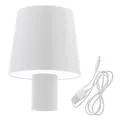 Akku Flaschen Leuchte 60 LED - weiß - Touch Deko Tisch Lampe wiederaufladbar