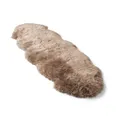 Nordic Sheep Lammfell Teppich 170x60 cm | Lammfell Echt kann auf dem Sofa oder Bett verwendet Werden, ist Gross Atmungsaktiv & Wärmeregulierend | Farbe: Hellbraun